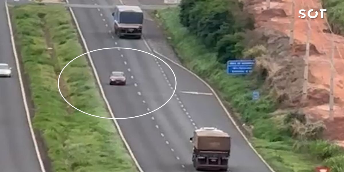 Condutor embriagado é flagrado pela PRF dirigindo na contramão na BR-376,  no noroeste do Paraná