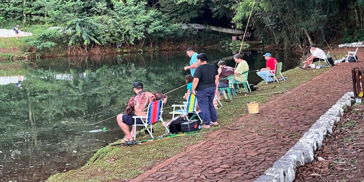 Pesca com vara está liberada no Lago Primavera de Corbélia durante toda a semana