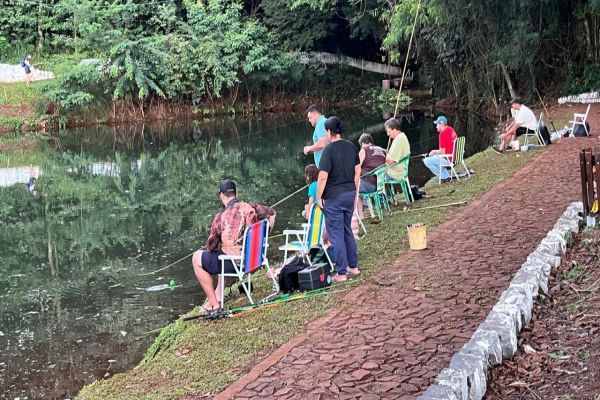 Pesca com vara está liberada no Lago Primavera de Corbélia durante toda a semana