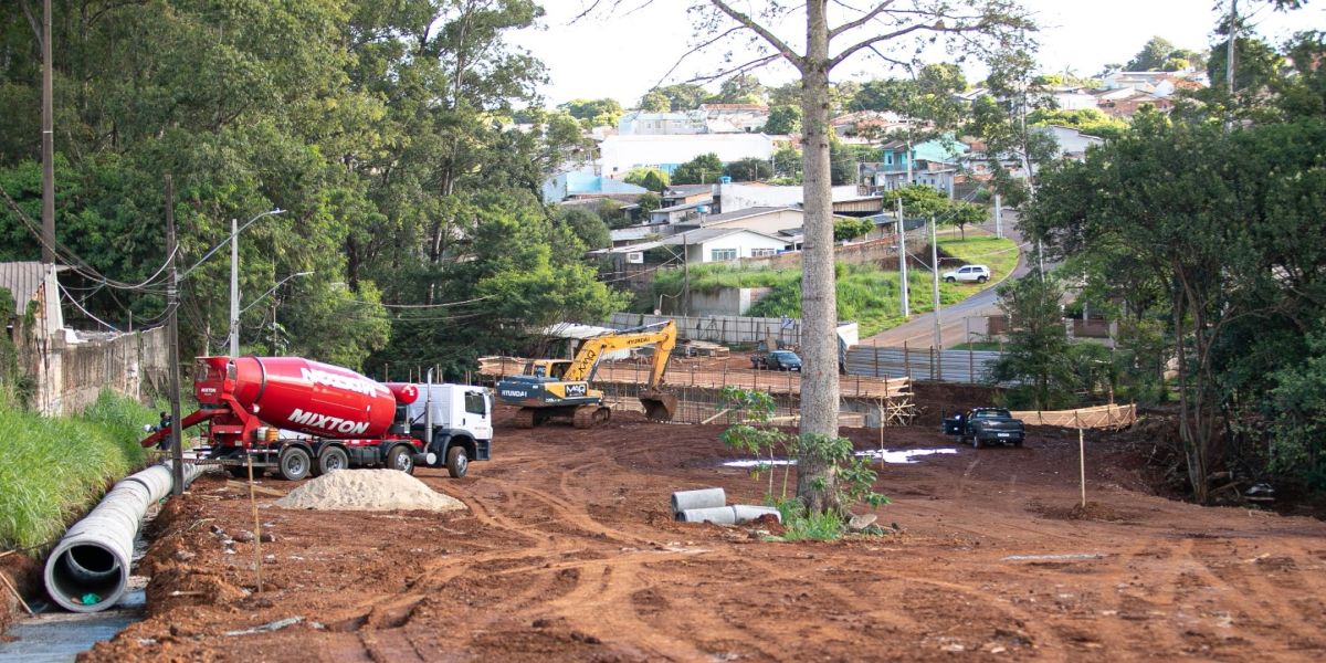 Obra da nova Ponte do XIV de Novembro avança e já chega a 25% de conclusão