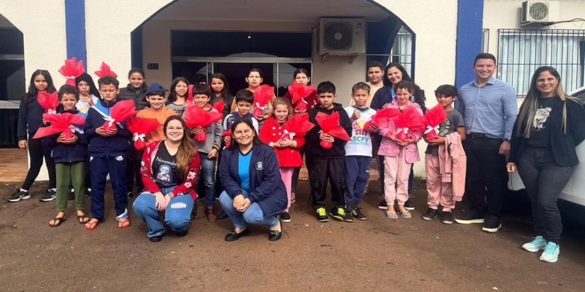 Alegria e união marcam entrega de ovos de Páscoa às crianças do CRAS em Catanduvas