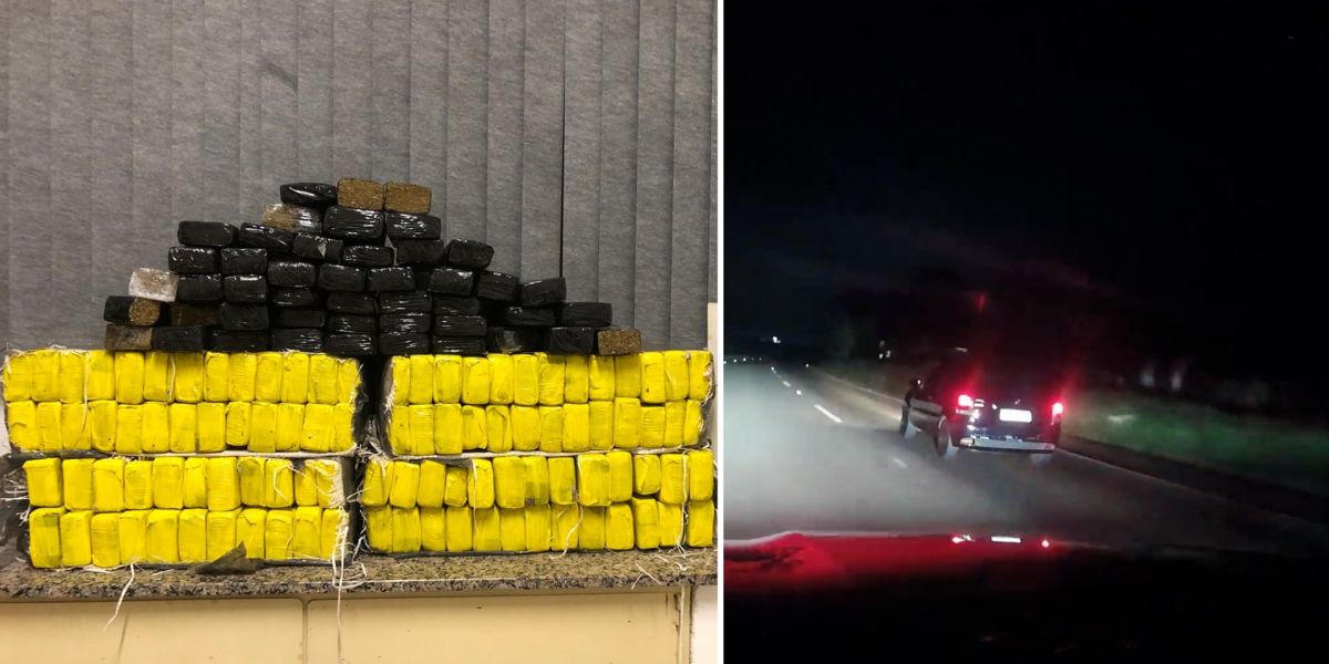 Perseguição na BR-163 termina com apreensão de drogas e prisão de casal em Santa Tereza do Oeste