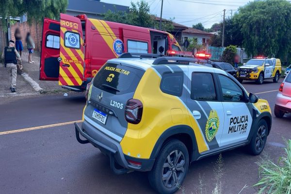Homem é baleado no tórax e pede socorro na casa de familiar no bairro Brasmadeira em Cascavel