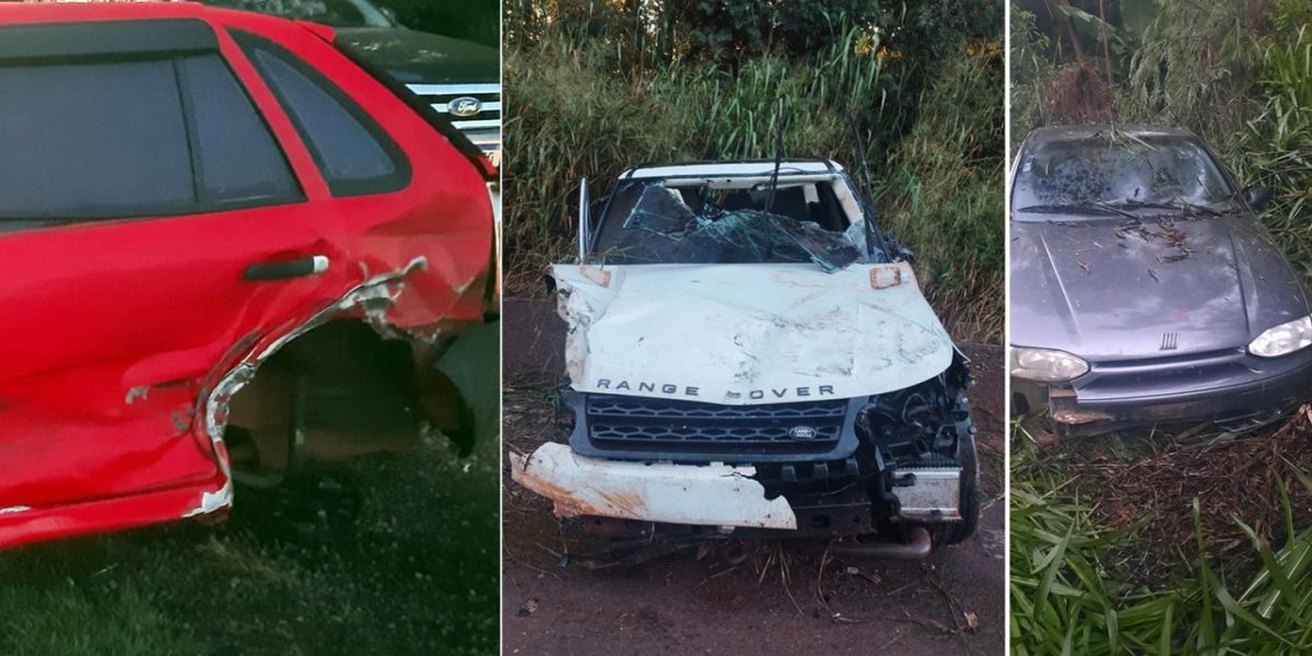 Três veículos se envolvem em acidente na PR-317 em Toledo; Um dos condutores estava embriagado