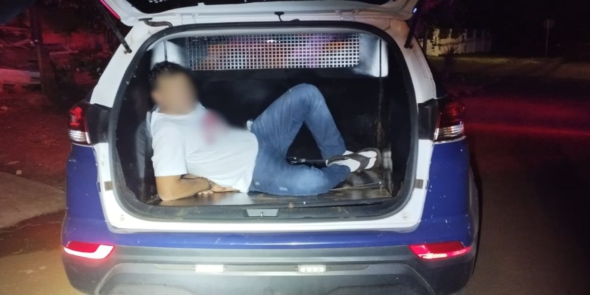 Homem é preso em flagrante por violência doméstica no bairro Periolo, em Cascavel