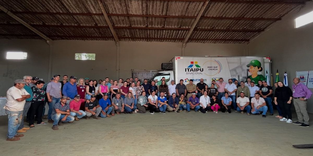 Com apoio de Itaipu, Campina da Lagoa inaugura nova Unidade de Valorização de Recicláveis