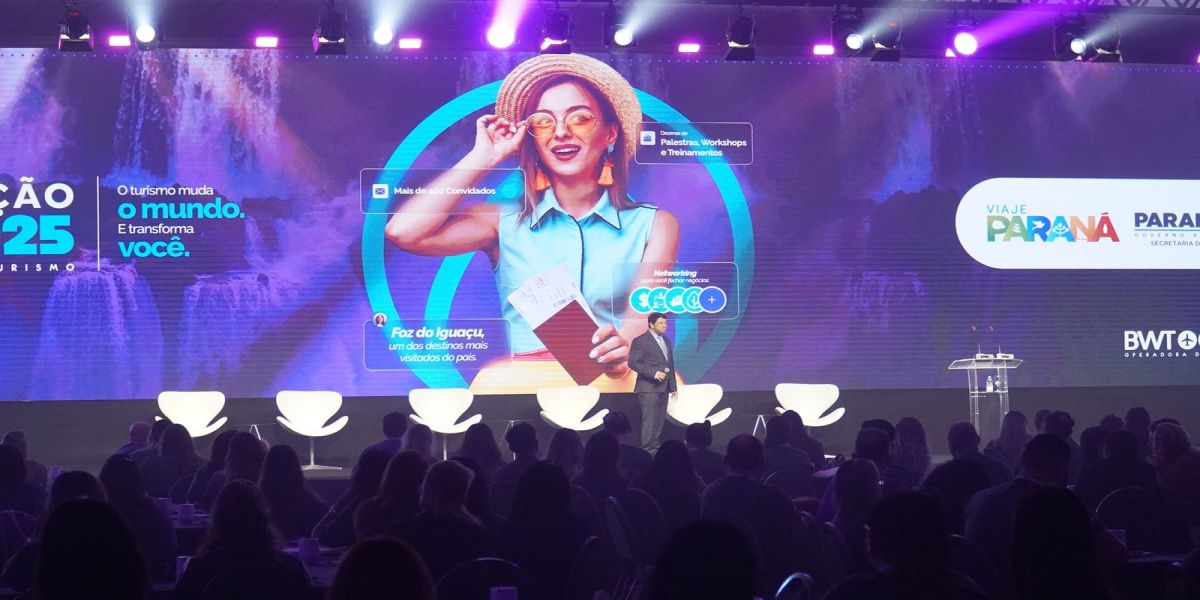 Em nova convenção, mais 500 agentes de viagem conhecem o turismo do Paraná