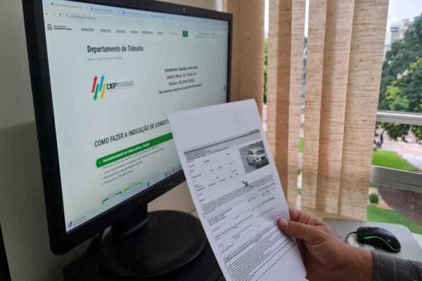 Indicação de condutor infrator poderá ser solicitado de forma online em Toledo