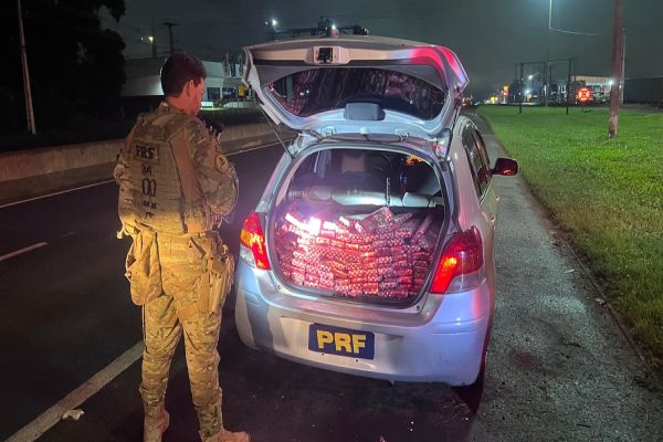 Polícia Rodoviária Federal apreende 221 kg de maconha após perseguição na BR-277 em Cascavel