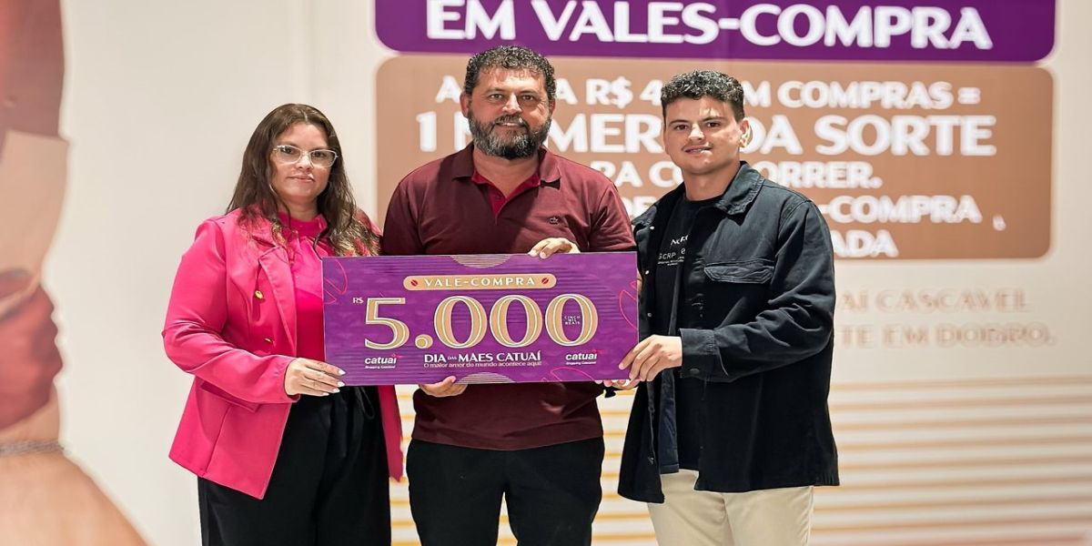 Conheça os primeiros ganhadores dos vales-compra da campanha de Dia das Mães do Catuaí Shopping Cascavel