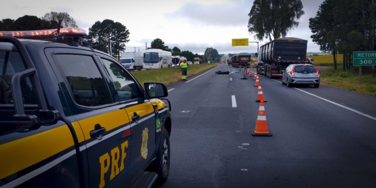 PRF registra aumento de acidentes com motocicletas no Paraná em 2025
