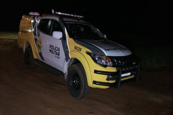 Disparos para o alto após acidente mobilizam PM no Bairro Cascavel Velho