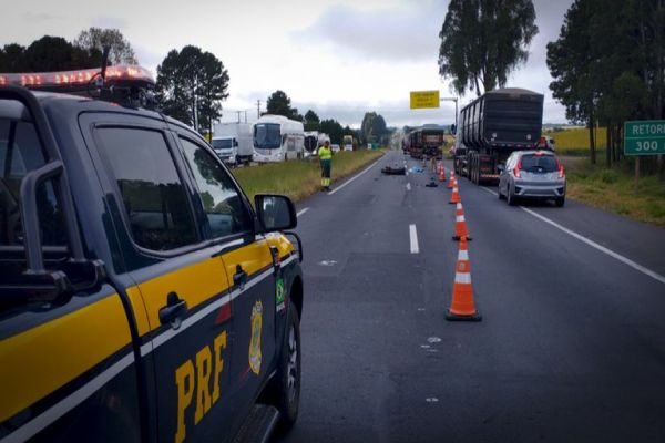 PRF registra aumento de acidentes com motocicletas no Paraná em 2025