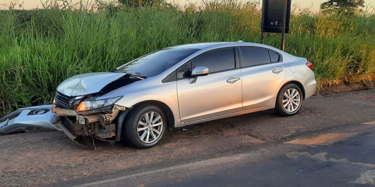 Colisão traseira é registrada na PRC-272 entre Iporã e Francisco Alves