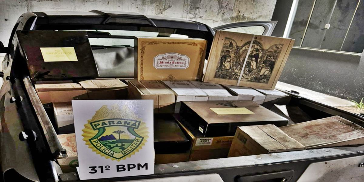 Montana com vinho argentino irregular é flagrada pela Patrulha Rural em Corbélia