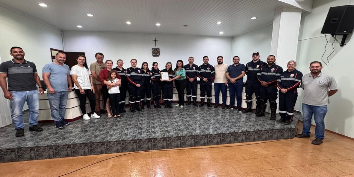 Samu recebe Moção de Aplauso da Câmara de Vereadores em Três Barras do Paraná