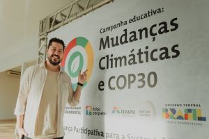 Imagem referente à notícia: Curitiba recebe seminário gratuito sobre Mudanças Climáticas e COP30 com Atila Iamarino