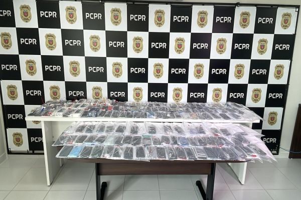 Polícia Civil recupera 160 celulares e realiza entrega oficial às vítimas em Cascavel