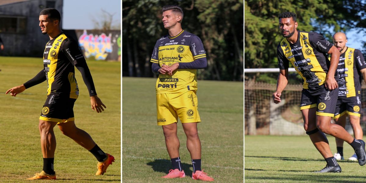 FC Cascavel anuncia saída de três jogadores: Taison, Bruno Dip e Nikollas Sena