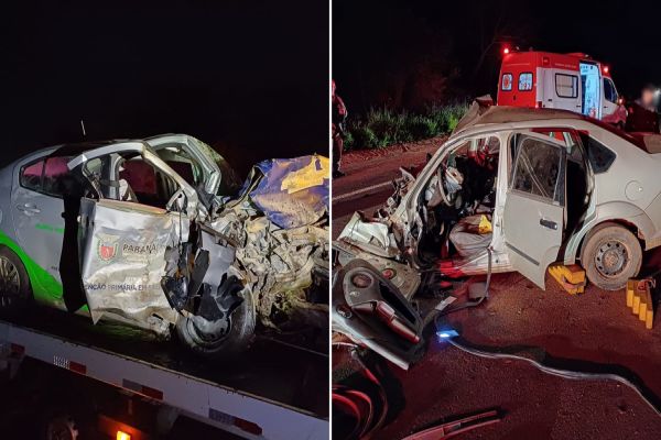 Imagem referente a notícia: Tragédia na BR-487: Acidente com quatro veículos deixa quatro mortos em Tuneiras do Oeste