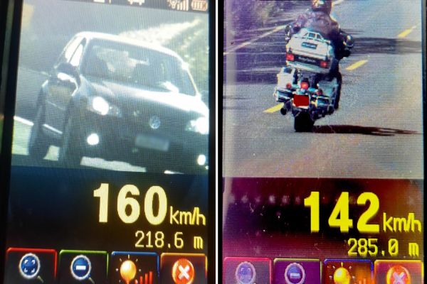 Imagem referente a notícia: Mais de 180 motoristas são flagrados em alta velocidade nas rodovias do Oeste do Paraná