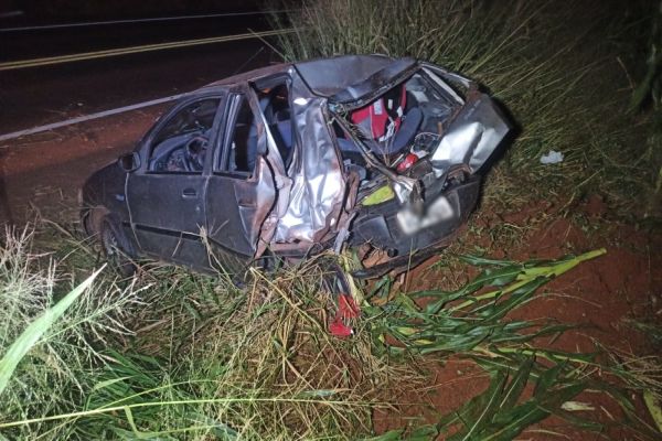 Grave acidente na PR-317 deixa criança ferida e motorista foge do local
