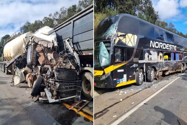 Grave acidente na BR-277 em Guarapuava deixa quatro feridos e mobiliza resgate
