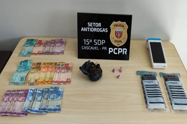 Ação conjunta combate o tráfico de drogas e prende dois suspeitos em Cascavel