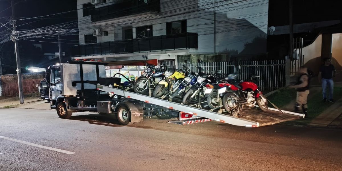 PM realiza operação de trânsito com apreensões e prisões na Região Norte de Cascavel