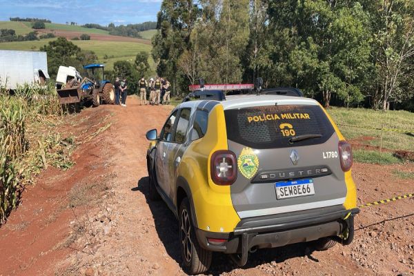 Imagem referente a notícia: Piratas do Asfalto: Homem é baleado na cabeça em confronto com a PM em Santa Tereza do Oeste