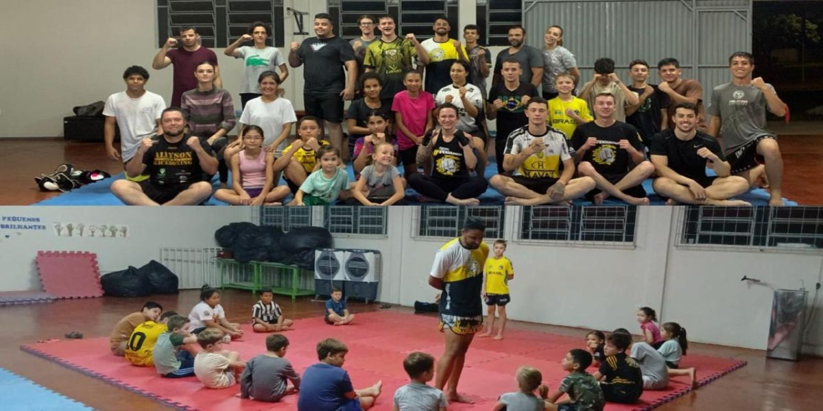 Aula inaugural do projeto gratuito de Muay Thai reúne mais de 50 alunos