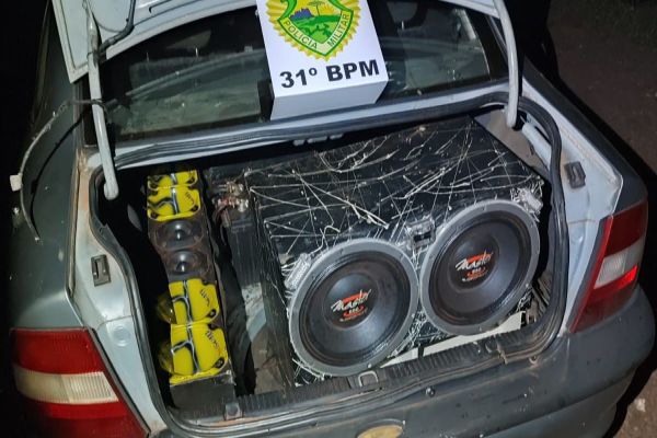 Madrugada barulhenta: Dono de Vectra com som alto é levado à Delegacia em Jesuítas