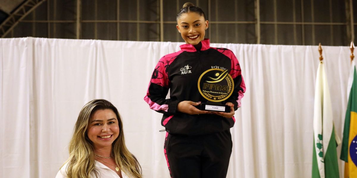 Estrela da ginástica rítmica, Babi leva 6 mil pessoas ao Campeonato Paranaense