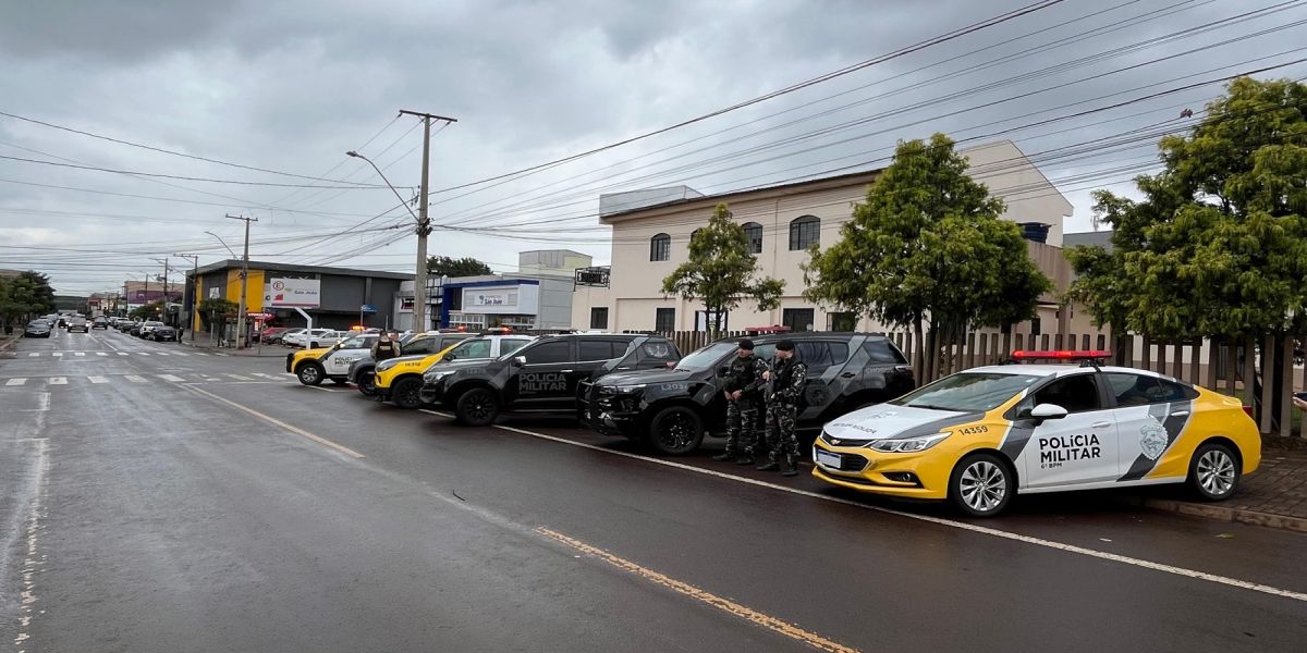 Polícia nas ruas! Megaoperação da Polícia Militar é realizada em diversos bairros de Cascavel