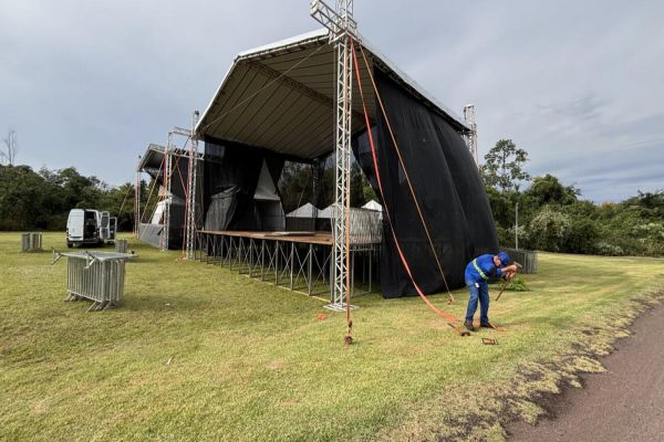 Imagem referente a notícia: 4º Tooledo Rock Festival: Parque do Povo já vive o clima do evento