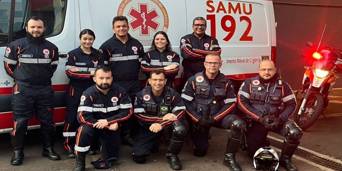 Homem sofre parada cardiorrespiratória em comércio e é salvo após ação rápida do SAMU