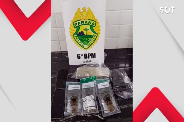 Imagem referente a notícia: Adolescente é flagrado com drogas em Ibema e caso mobiliza Conselho Tutelar