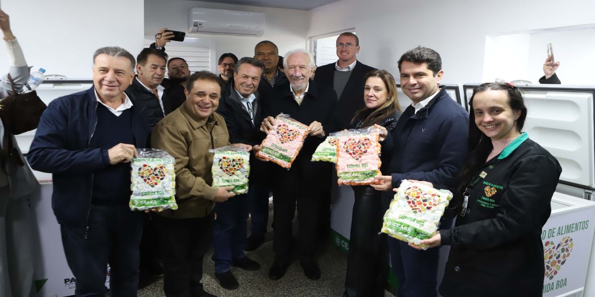 Governo do Paraná moderniza Banco de Alimentos da Ceasa Cascavel e anuncia revitalização da unidade
