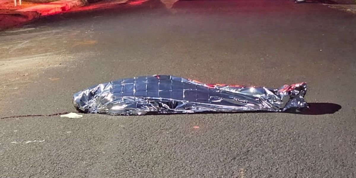 Motociclista morre em acidente violento em Maringá; A vítima está se mudando para Cascavel