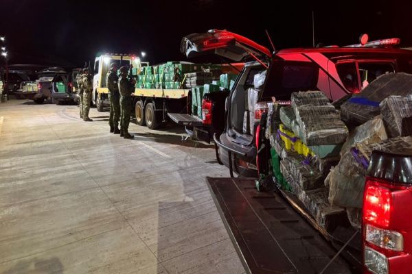 Apreensão histórica: Mais de 8,5 toneladas de maconha são encontradas em mata de difícil acesso no interior do Paraná