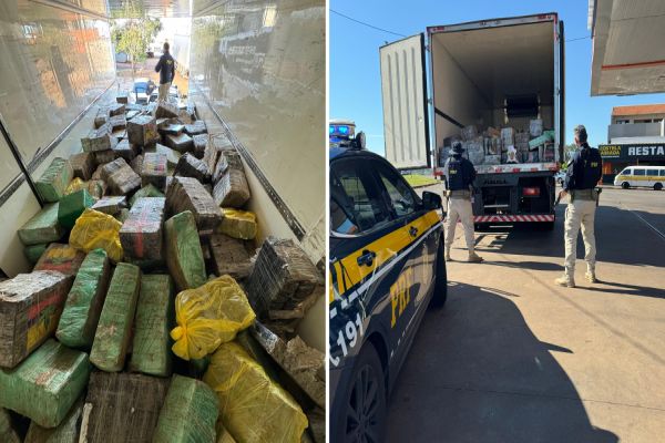 Imagem referente a notícia: Cascavelense é preso pela PRF com quase  8 toneladas de maconha em Cambé, no Norte do Paraná