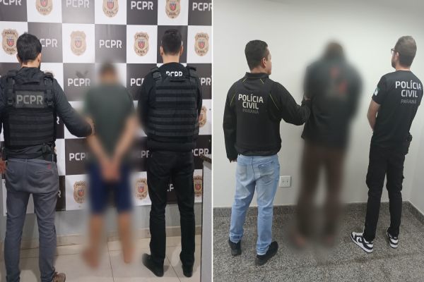 Imagem referente a notícia: "Dois coelhos com uma cajadada só": Homens são presos em ações distintas da Polícia Civil em Quedas do Iguaçu e Cascavel