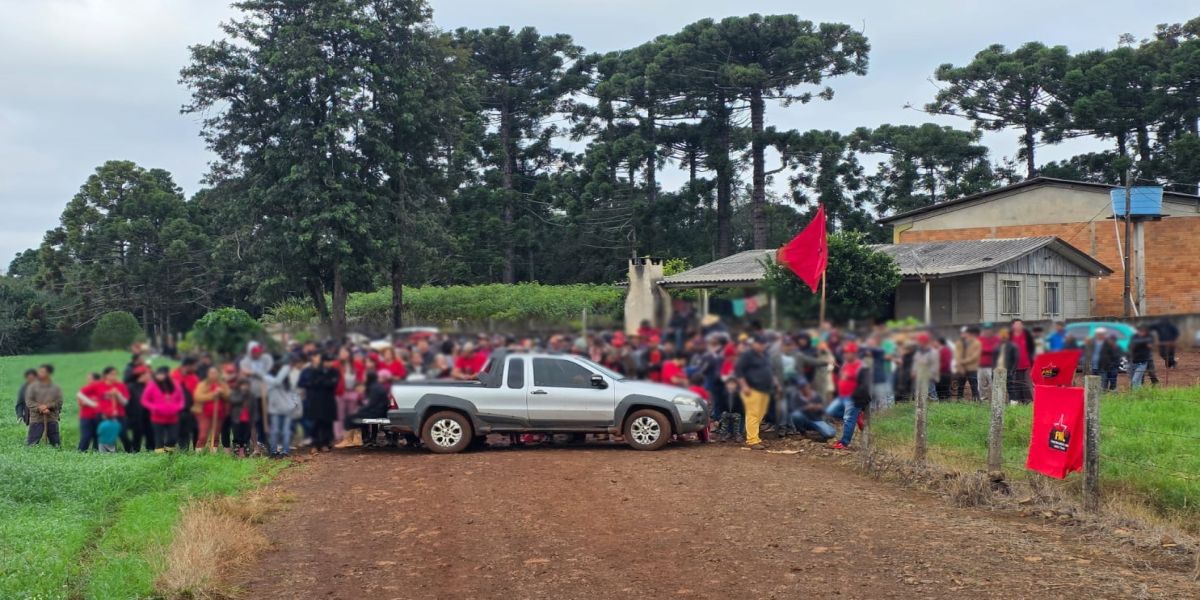 Polícia Militar e Civil desmobiliza invasão em fazenda no Centro-Oeste do Paraná com reforço de seis cidades