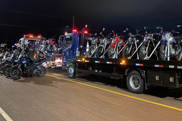 Operação de Trânsito intensifica fiscalização na Região Norte de Cascavel e recolhe 15 veículos irregulares