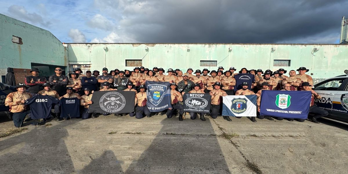 Guarda Municipal de Cascavel se destaca em curso tático com agentes de três estados