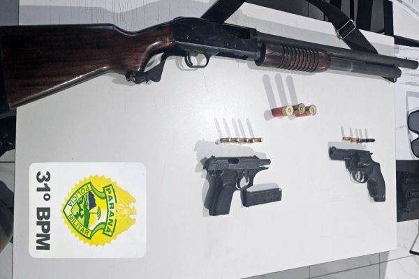 Disputa por terra terminou com prisão e apreensão de armas em Nova Aurora