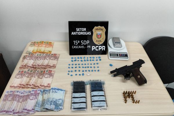 Polícia Civil desmantela ponto de tráfico e prende três no Jardim Alvorada em Cascavel
