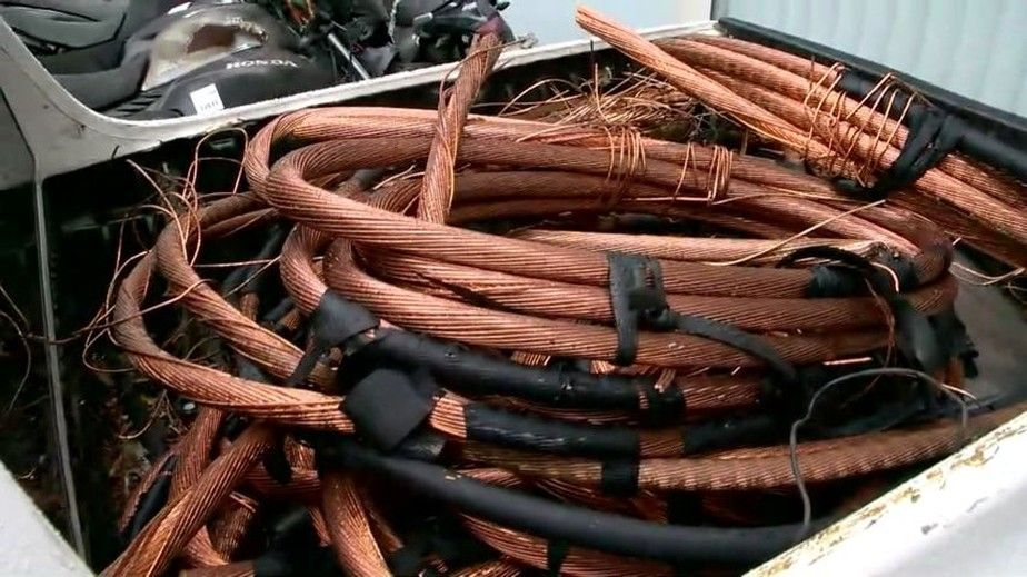 Passa em 1º turno aumento nas penalidades para o comércio ilegal de fios de cobre