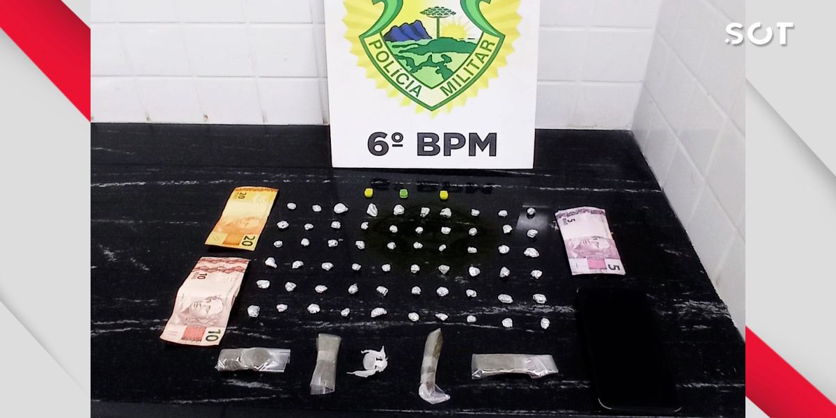 PM apreende drogas e prende homem durante Operação Sinergia no Jardim Interlagos, em Cascavel