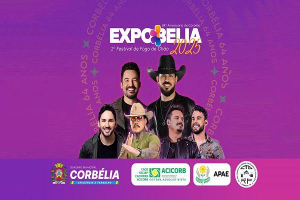 Corbélia anuncia Expobélia 2025 com grandes atrações e entrada gratuita